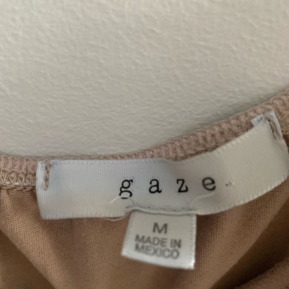 Tan cropped tank top - Picture 4 of 4